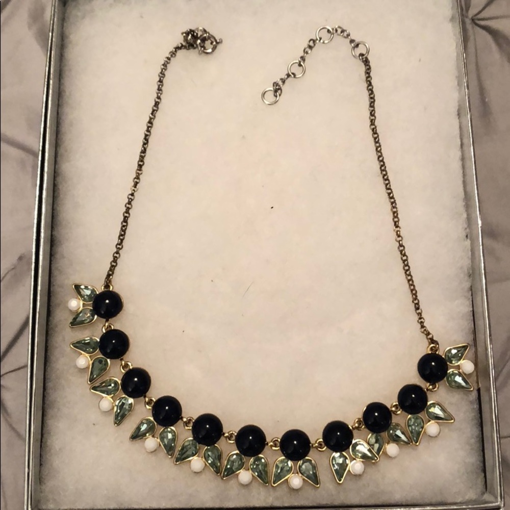 J.Crew Navy/Light Blue Statement Necklace